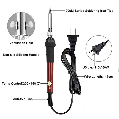 Algopix Similar Product 19 - 7pcs Soldering Iron Adjustable