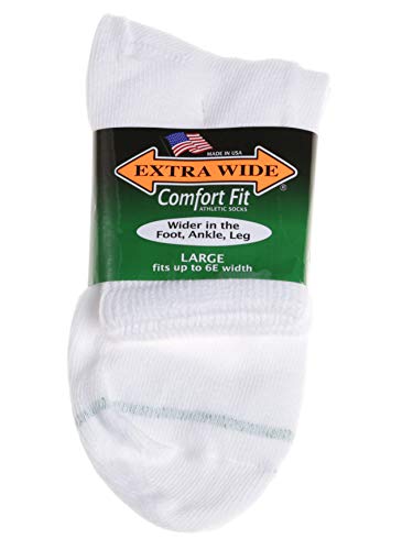 Algopix Similar Product 10 - Extra Wide Sock Co Mens Comfort Fit