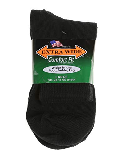 Algopix Similar Product 15 - Extra Wide Sock Co Mens Comfort Fit