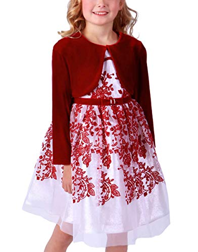 Algopix Similar Product 5 - Jona Michelle Girls Flocked Dress with