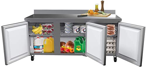 Algopix Similar Product 8 - KoolMore 72 Stainless Steel 3 Door