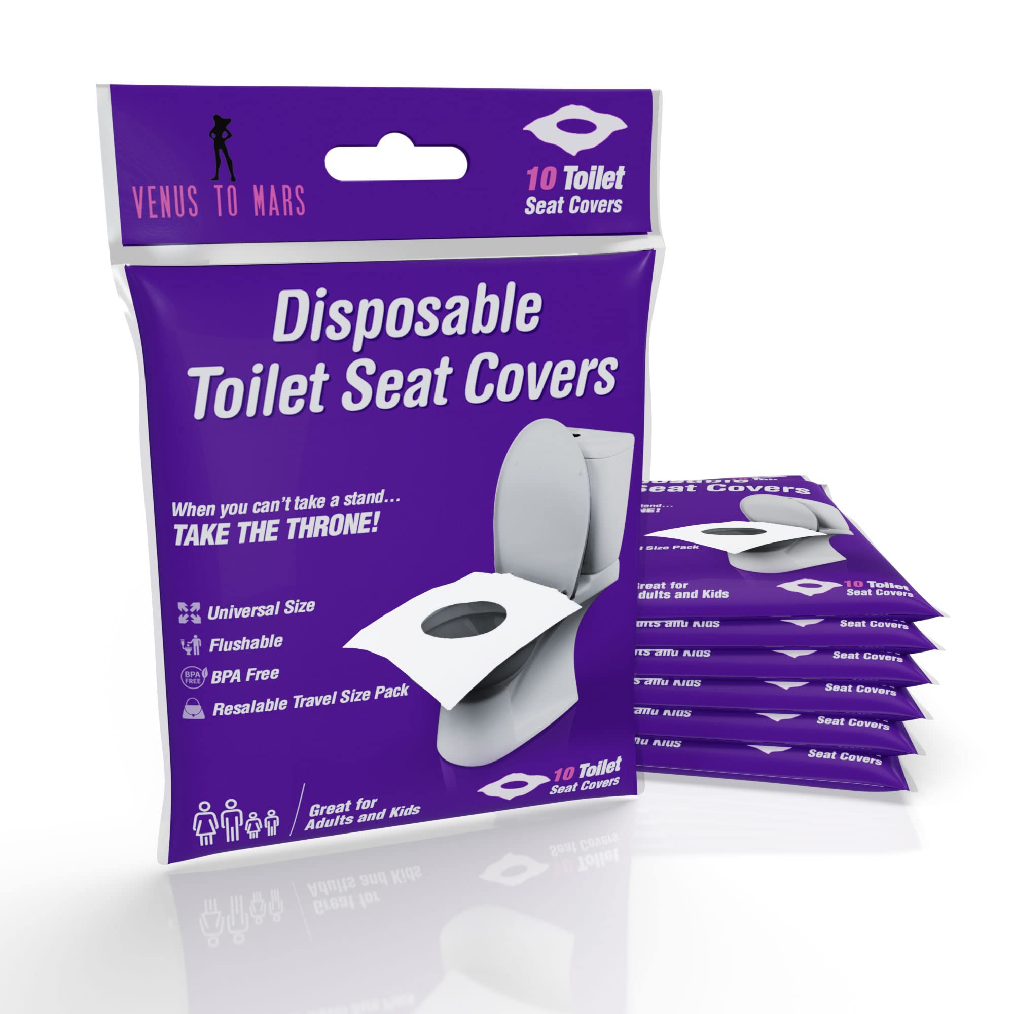 Algopix Similar Product 11 - Disposable Toilet Seat Covers 70 XL