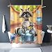 Algopix Similar Product 17 - Da Brigh Shower Curtain with 12 Hooks