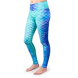 Algopix Similar Product 15 - Fin Fun Womens Mermaid Sport Leggings