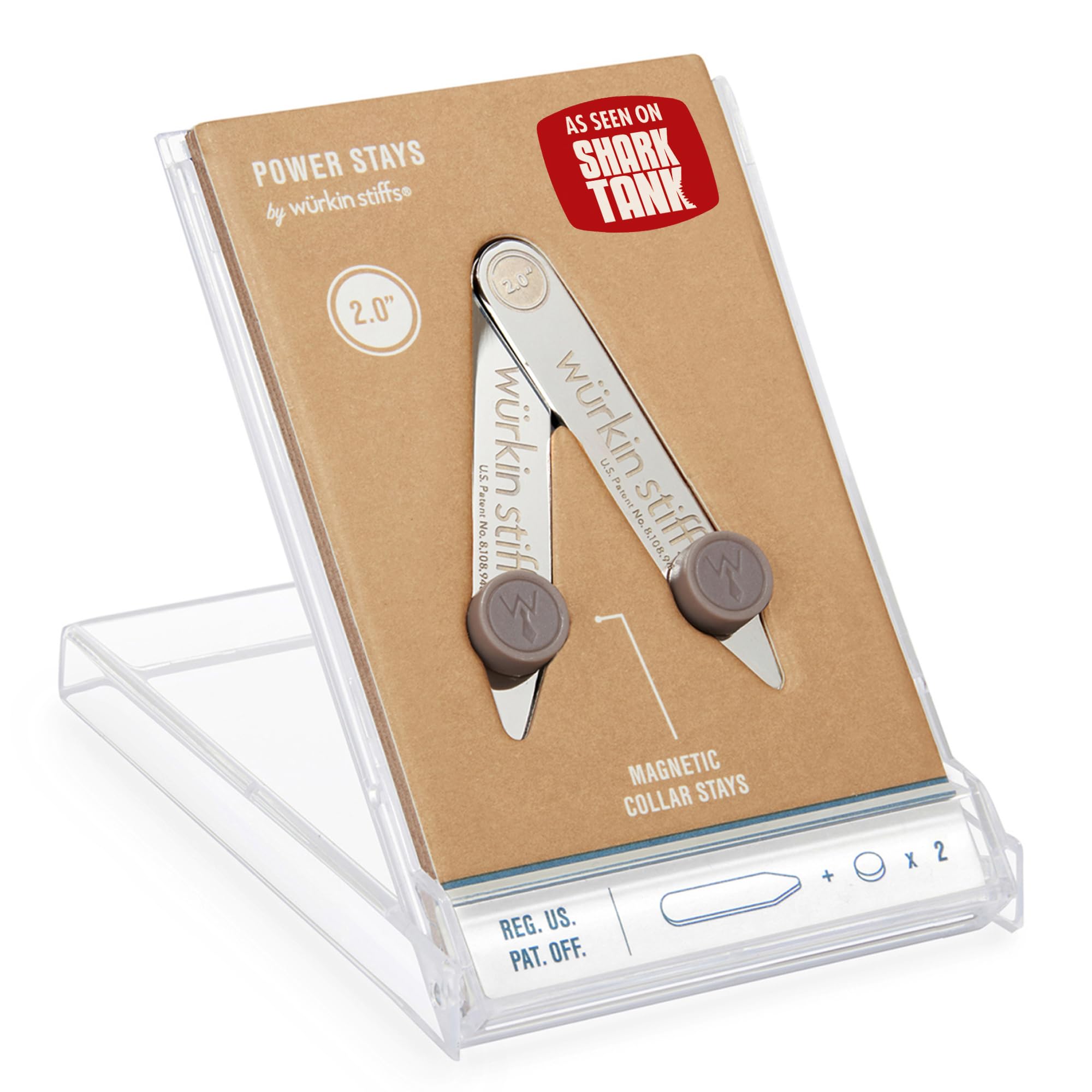 Algopix Similar Product 20 - Magnetic Collar Stays by Wrkin Stiffs