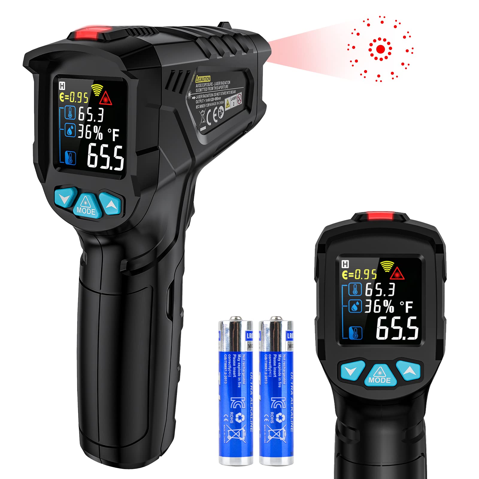 Algopix Similar Product 17 - Infrared Thermometer MESTEK Digital