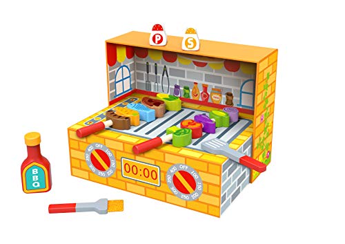 Algopix Similar Product 11 - TOYSTERS BBQ Box Wooden Cooking Toy