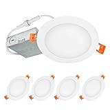 Algopix Similar Product 6 - LUXTER 6 inch UltraThin Round LED