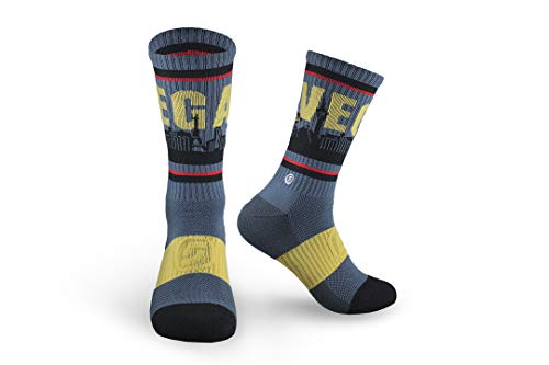 Algopix Similar Product 6 - Skyline City Socks (Vegas Gold/Grey)