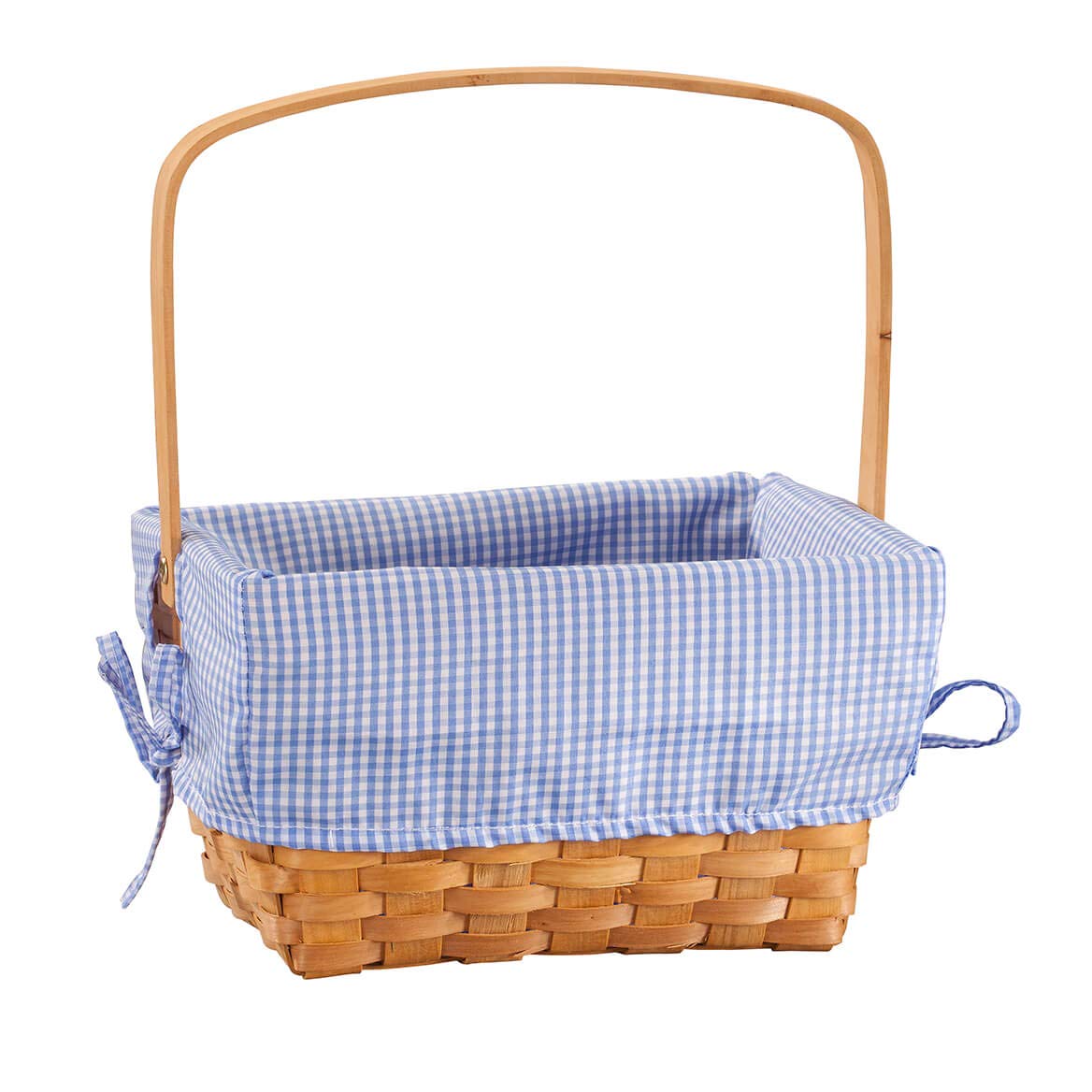 Algopix Similar Product 14 - Fox Valley Traders Blue Gingham Wicker