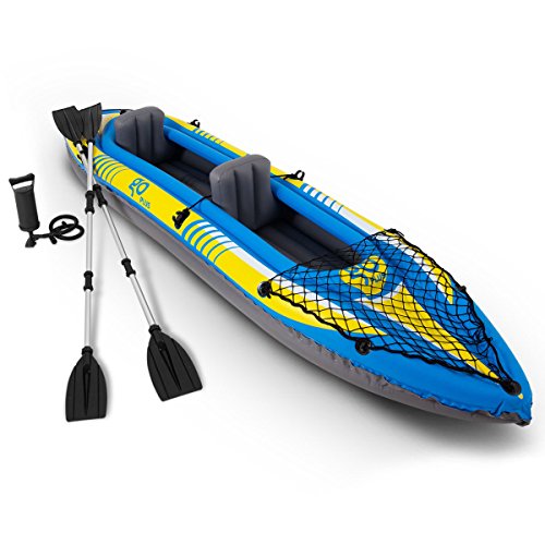 Algopix Similar Product 17 - Goplus Inflatable Kayak 3 Seperate Air