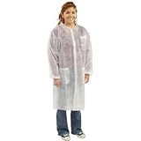 Algopix Similar Product 17 - Disposable Lab Coats with 3 Pockets