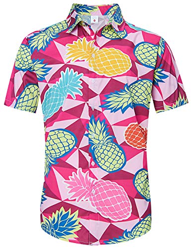 Algopix Similar Product 1 - TUONROAD Mens 3D Floral Printed