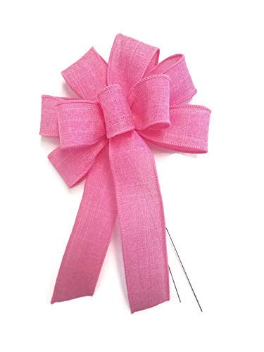 Algopix Similar Product 18 - Large 10 Handmade Wired Pink Linen