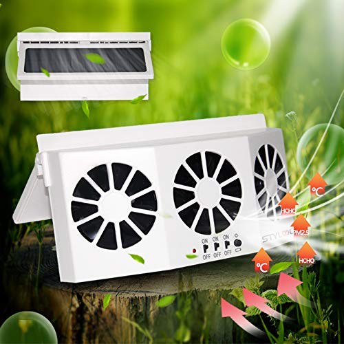 Algopix Similar Product 14 - Solar Powered Car Ventilator Solar