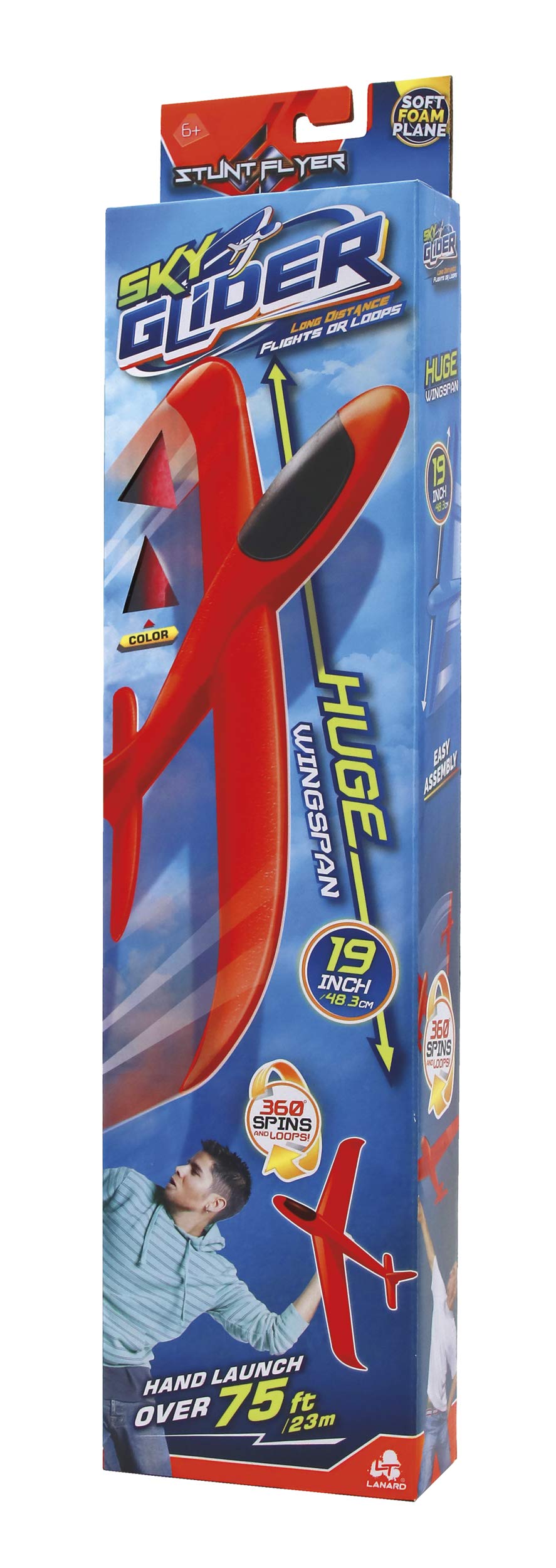 Algopix Similar Product 16 - LANARD Sky Glider Stunt Glider Outdoor
