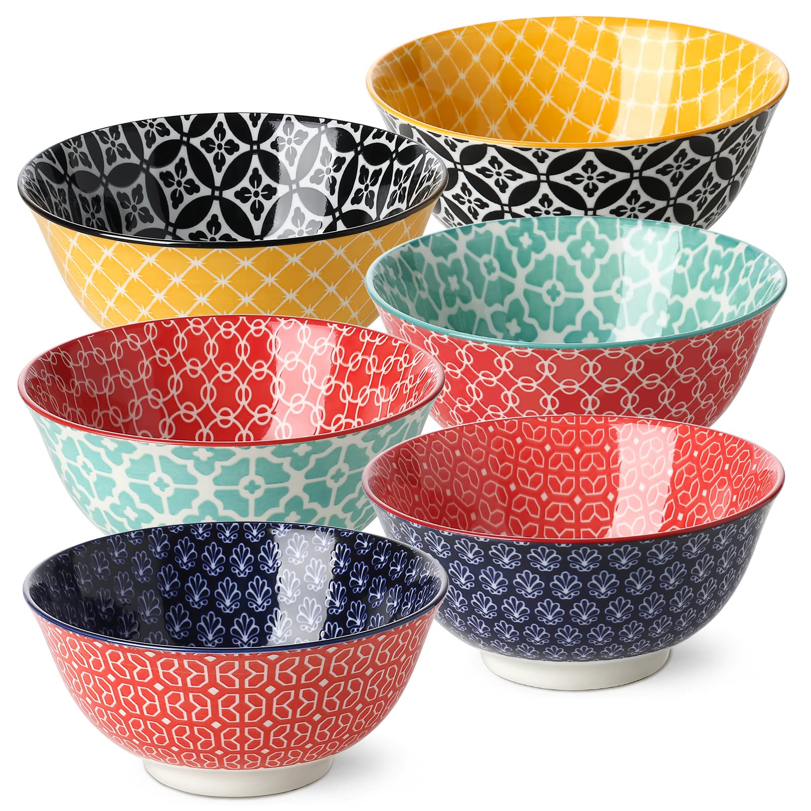 Algopix Similar Product 6 - DOWAN Soup Bowls Set of 6 Cereal Bowls