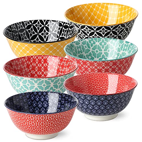 Algopix Similar Product 1 - DOWAN Soup Bowls Set of 6 Cereal Bowls