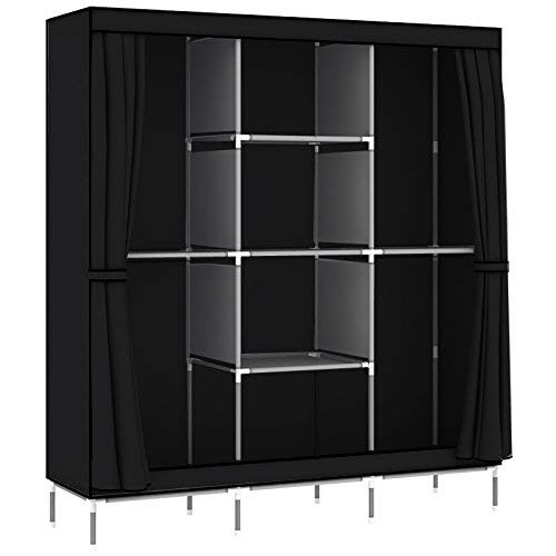 Algopix Similar Product 8 - YXORD 69 NonWoven Fabric Wardrobe