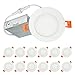Algopix Similar Product 19 - LUXTER 4 inch UltraThin Round LED