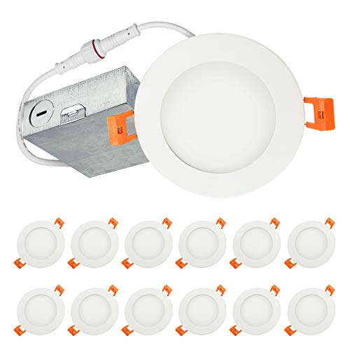 Algopix Similar Product 4 - LUXTER 4 inch UltraThin Round LED