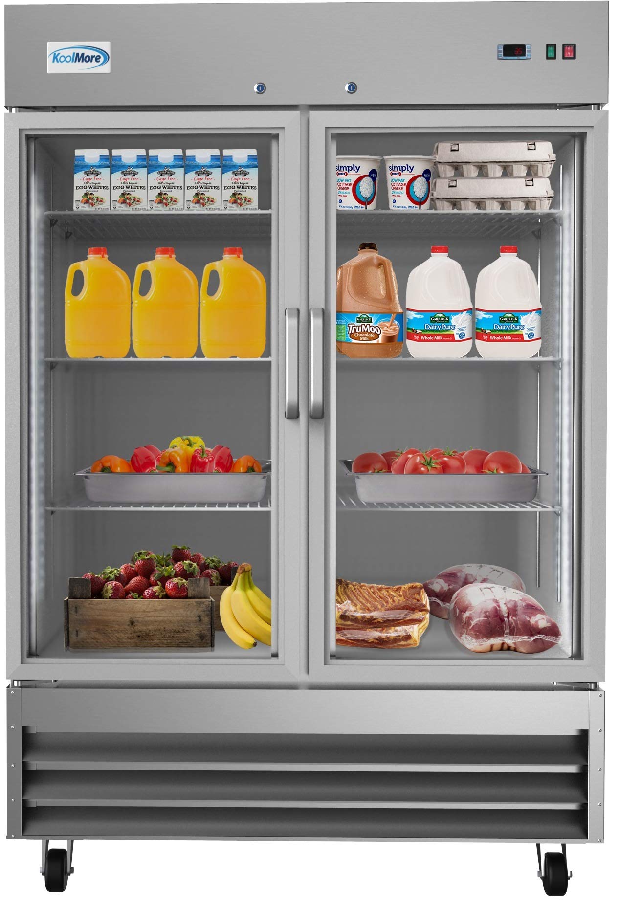 Algopix Similar Product 18 - KoolMore  RIR2DGD 54 2 Glass Door