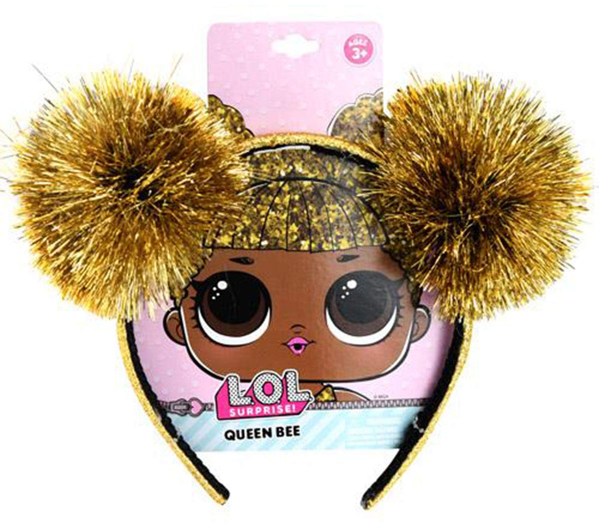 Algopix Similar Product 14 - OL LOL Queen Bee Tinsel Pom Headband
