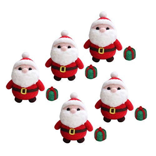 Algopix Similar Product 7 - Baosity 5 Sets DIY Santa Claus Handmade