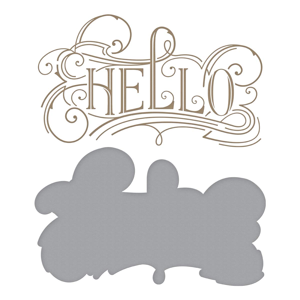 Algopix Similar Product 16 - Spellbinders Hello Glimmer Hot Foil