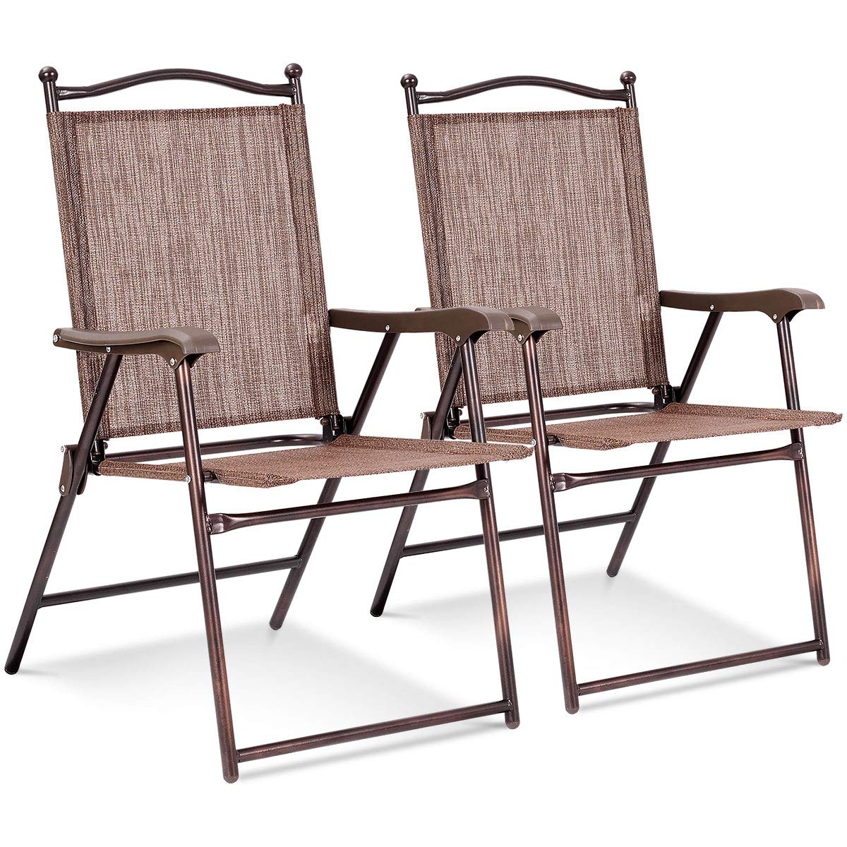 Algopix Similar Product 17 - Giantex Set of 2 Patio Folding Chairs