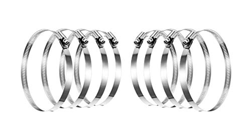 Algopix Similar Product 5 - GLIDESTORE Stainless Steel Hose Clamps