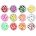 Algopix Similar Product 8 - Lurrose 12 Boxes Fruit Pattern Nail Art