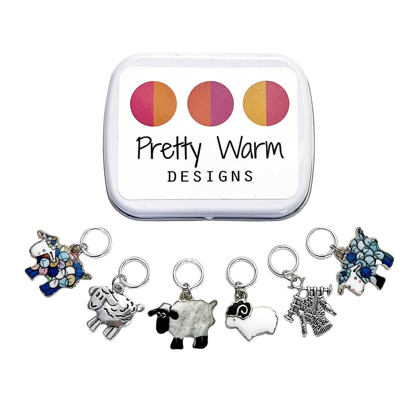 Algopix Similar Product 10 - Sheep Stitch Markers for Knitting with