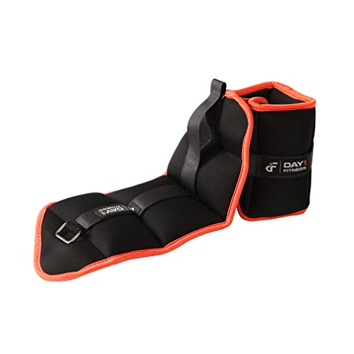 Algopix Similar Product 12 - Day 1 Fitness Ankle Weight Pair 4 LBS