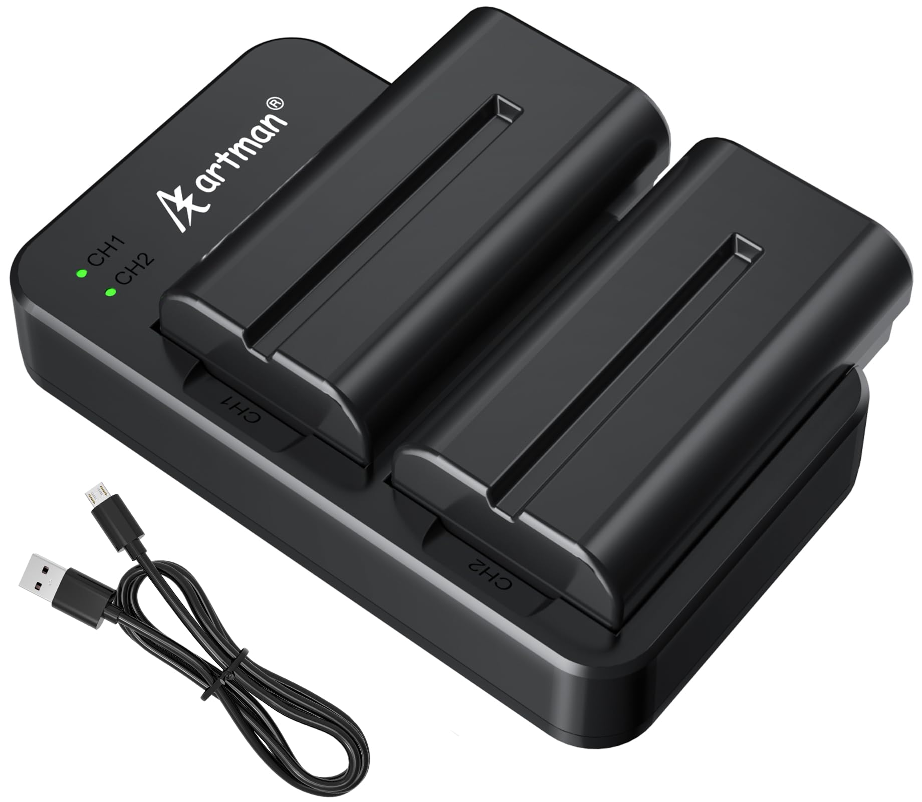 Algopix Similar Product 10 - Artman NPF550 Battery and Dual USB