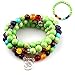 Algopix Similar Product 18 - GVUSMIL 7 Chakra 108 Mala Beads Wrap