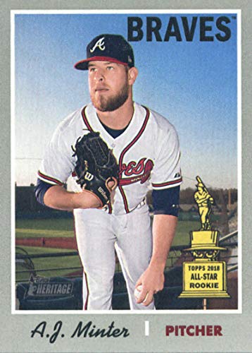 Algopix Similar Product 13 - 2019 Topps Heritage 232 AJ Minter