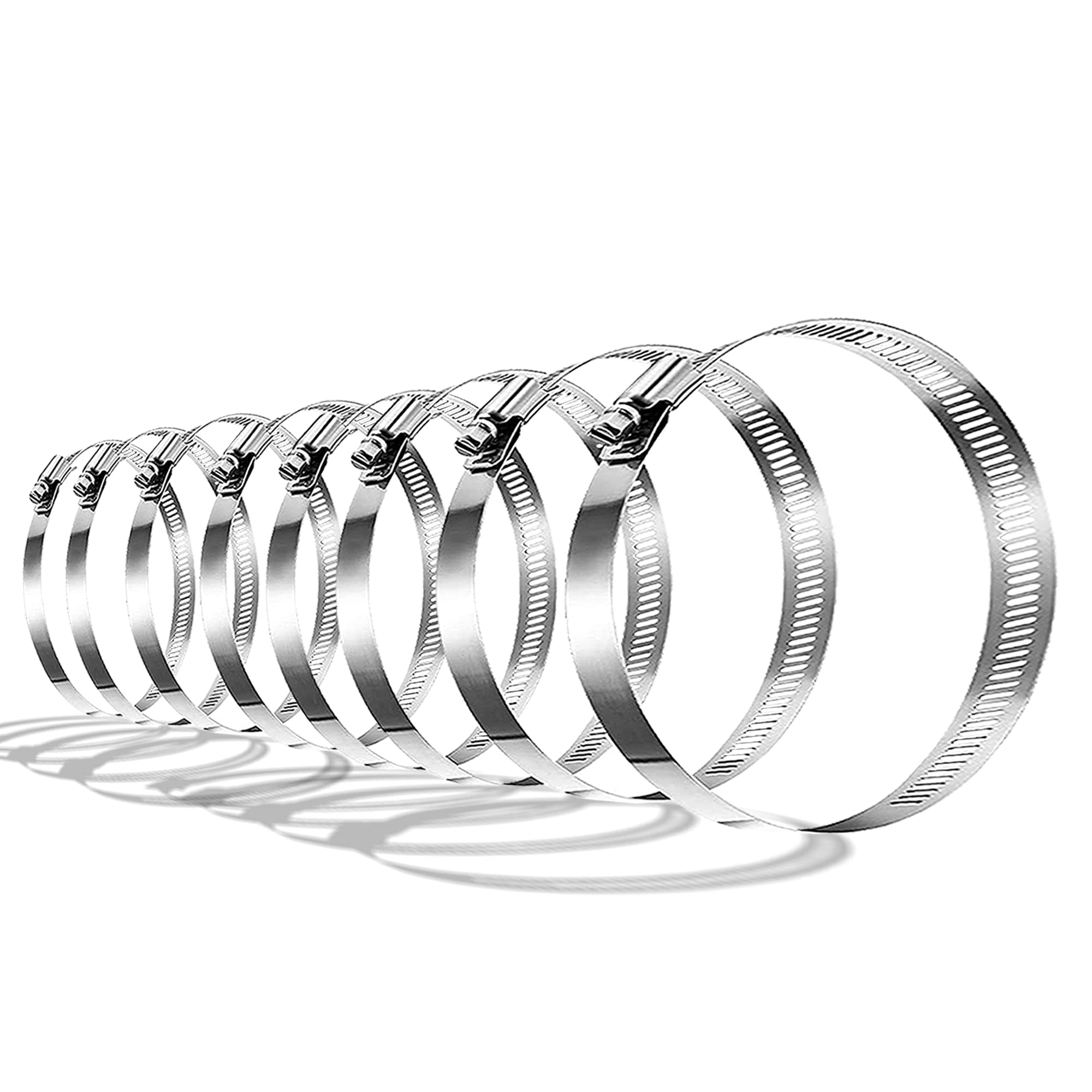Algopix Similar Product 14 - GLIDESTORE 8Pcs 12 Inch Hose Clamps