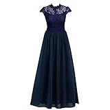 Algopix Similar Product 7 - iLUGU Womens Floral Lace 23 Sleeves