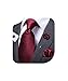 Algopix Similar Product 9 - Dubulle Wine Red Tie Set for Mens