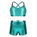 Algopix Similar Product 3 - dPois Kids Girls Dance Outfit Strappy