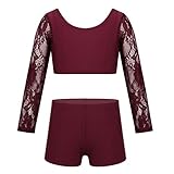 Algopix Similar Product 20 - Freebily Kids Girls Lace Long Sleeve