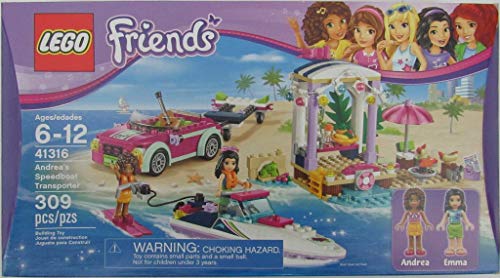 Algopix Similar Product 12 - LEGO Friends 41316 Andreas Speedboat