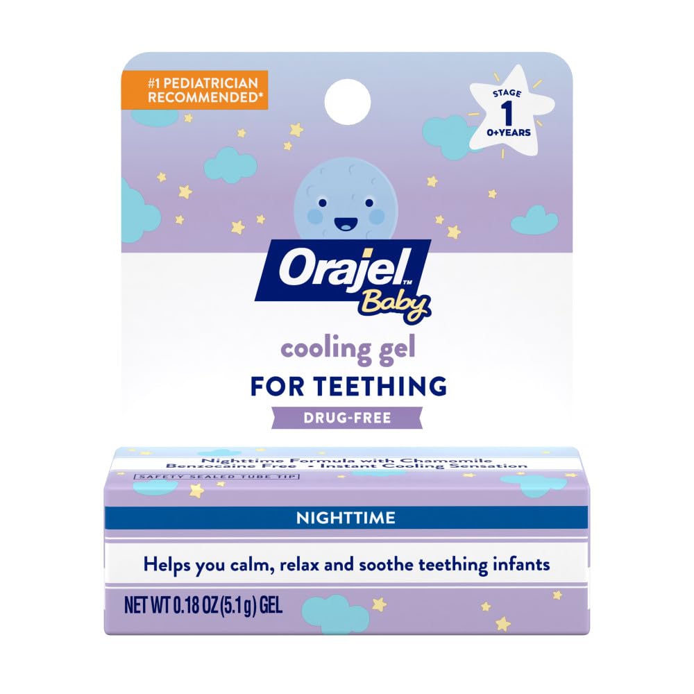 Algopix Similar Product 10 - Orajel Baby Nighttime Cooling Gel for