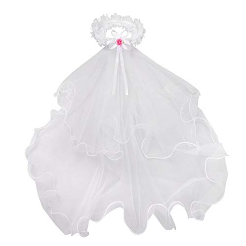 Algopix Similar Product 18 - Girls First Communion White Floral