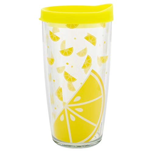Algopix Similar Product 20 - Lemon Burst 16 Oz Travel Tumbler with