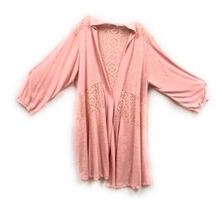 Algopix Similar Product 5 - Lace Jacket (Small/Medium, Blush)