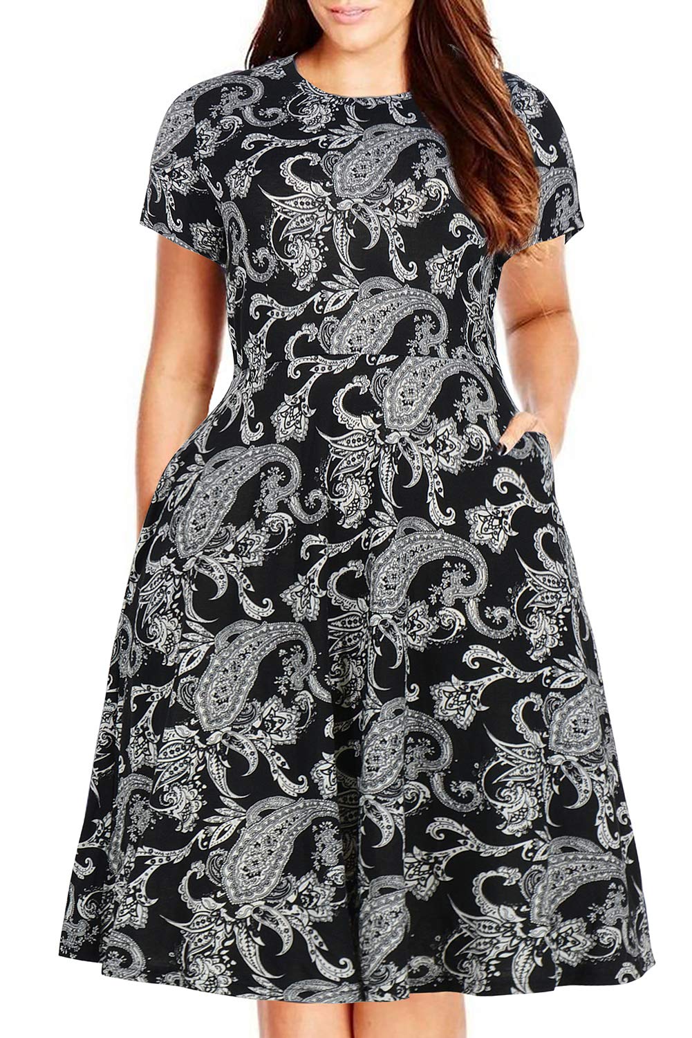 Algopix Similar Product 9 - Nemidor Womens Round Neck Summer