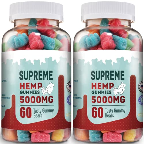 Algopix Similar Product 2 - Supreme Hemp Gummies - 5000-120ct