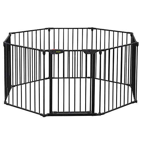Algopix Similar Product 15 - Bonnlo 188 Wide Baby Gate Playpen 8